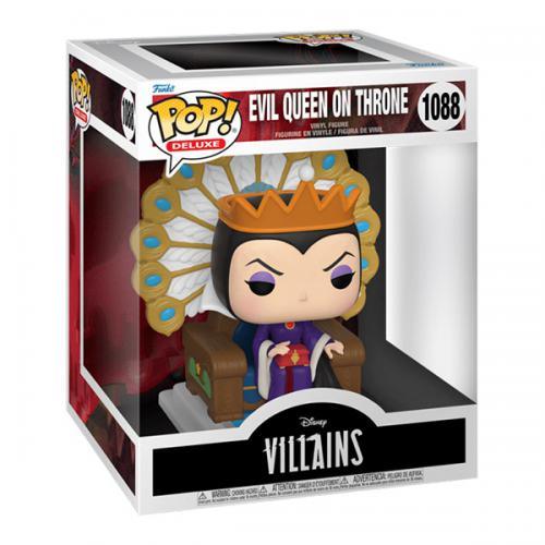 Funko POP! Disney Villains: Evil Queen on Throne (1088) – Deluxe Edition - Jack the Collector