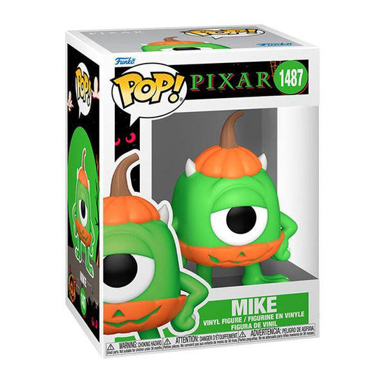 Funko Pop! Disney Pixar Halloween 1487 – Mike Wazowski con Costume da Zucca – Figura da Collezione in PVC – 9 cm - Jack the Collector
