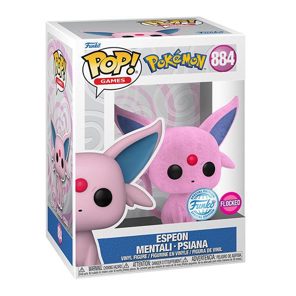 Funko Pop! Pokémon: Espeon (884) Flocked – Figure da Collezione - Jack the Collector