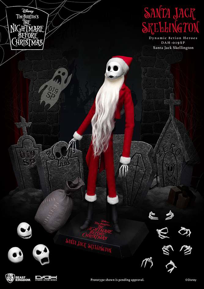 The Nightmare Before Christmas: Santa Jack Skellington Action Figure