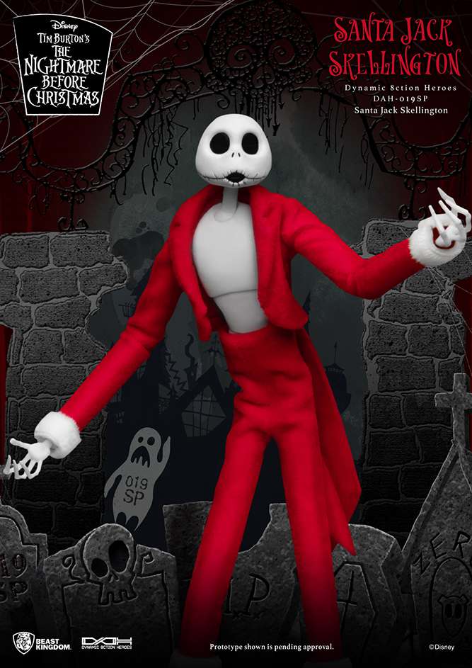 The Nightmare Before Christmas: Santa Jack Skellington Action Figure