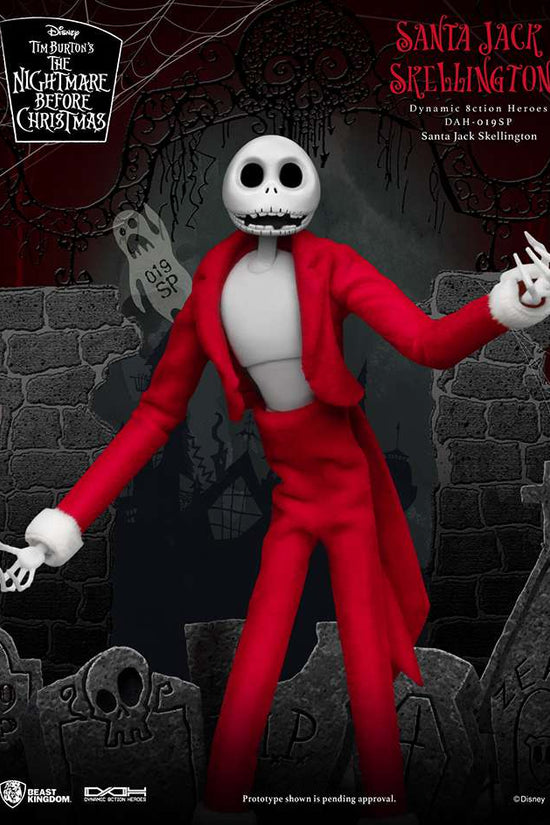 The Nightmare Before Christmas: Santa Jack Skellington Action Figure