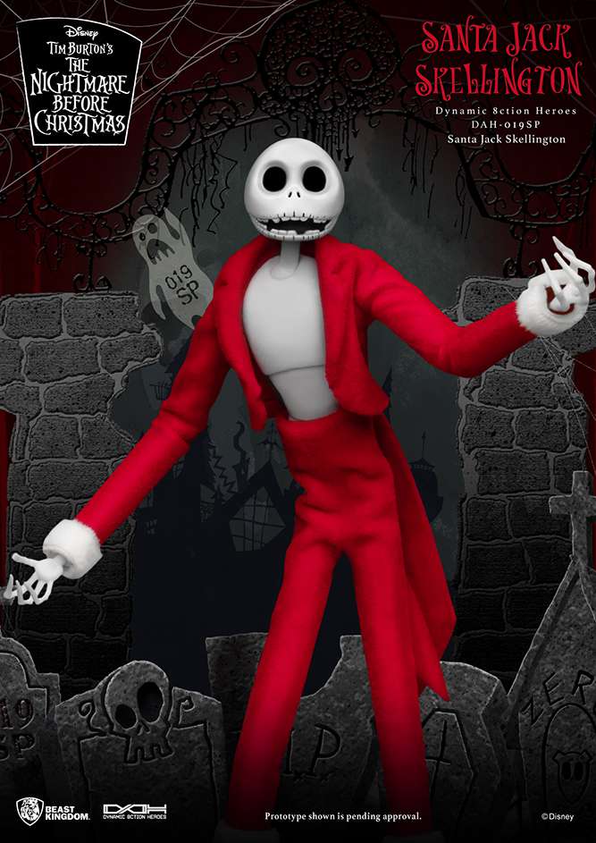 The Nightmare Before Christmas: Santa Jack Skellington Action Figure
