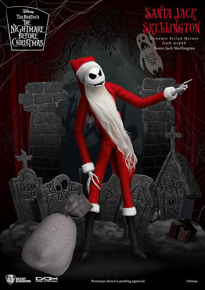 The Nightmare Before Christmas: Santa Jack Skellington Action Figure