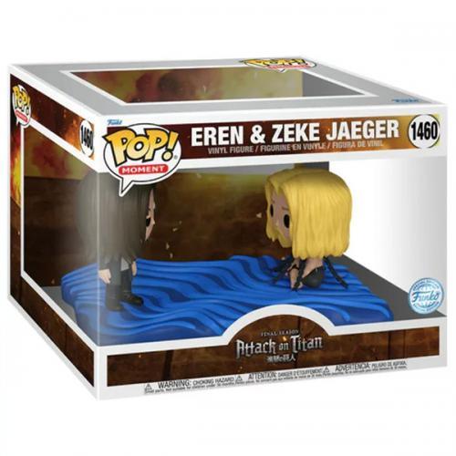 Funko POP! Attack on Titan: Eren & Zeke (1460)-Exclusive Moment - Jack the Collector