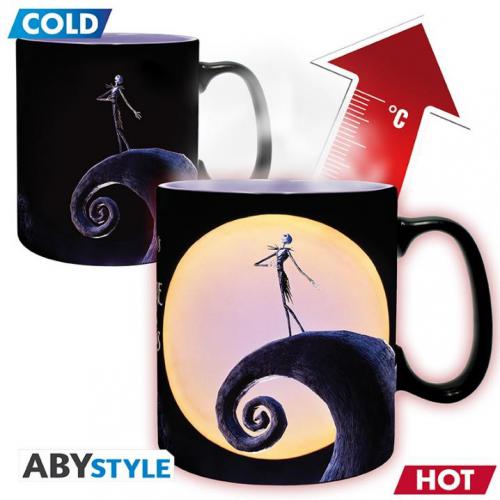 The Nightmare Before Christmas:Tazza Heat Change 460ml Jack & Moon